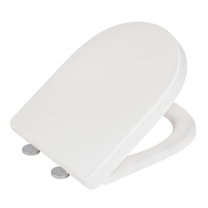 WENKO 24988100-WC assento EXCLUSIVE 45x36,5 cm branco/prateado