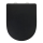 WENKO 24989100-WC Assento de sanita EXCLUSIVE 36,5x45 cm preto/prateado