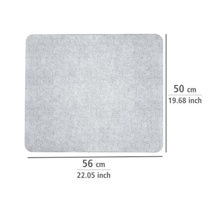 WENKO 2511910800 - Placa protetora 50x56 cm transparente/cinzenta