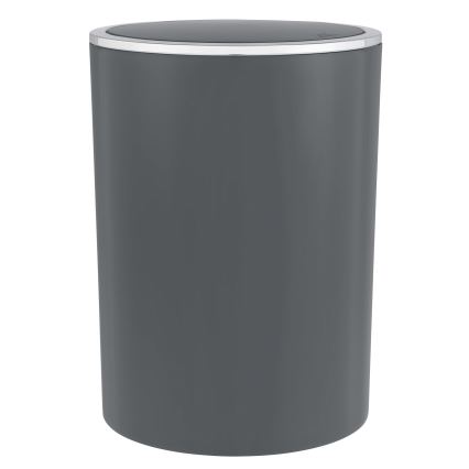 WENKO 25146100 - Cesto INCA 18,5x25,5 cm antracite/cromado brilhante