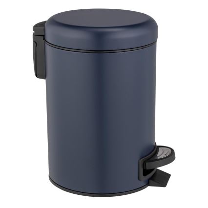 WENKO 25153100 - Cesto do lixo LEMAN 17x25 cm azul/preto