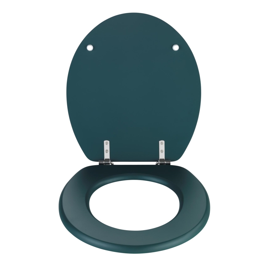 WENKO 25171100-WC assento de sanita PRIMA 37x41 cm verde/prateado