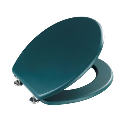 WENKO 25171100-WC assento de sanita PRIMA 37x41 cm verde/prateado
