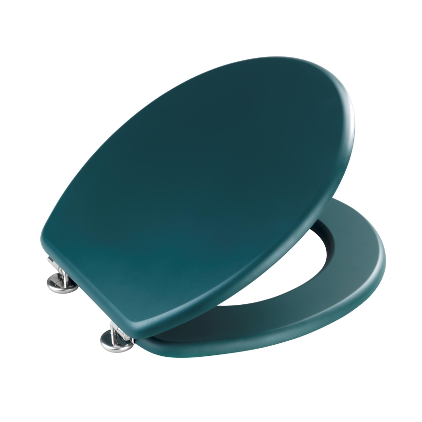 WENKO 25171100-WC assento de sanita PRIMA 37x41 cm verde/prateado