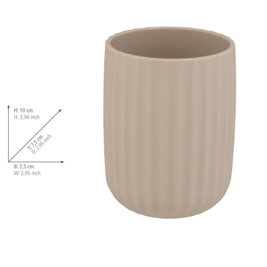 WENKO 25183100 - Copo AGROPOLI 7,5 x 10 cm bege