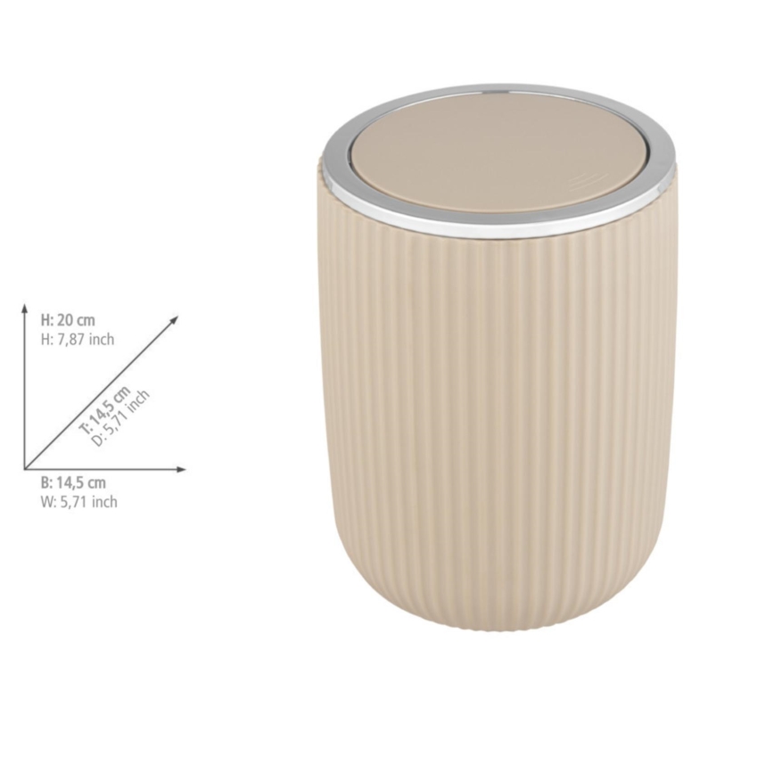 WENKO 25186100 - Cesto AGROPOLI 14,5x20 cm bege