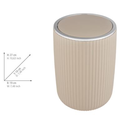 WENKO 25187100 - Cesto AGROPOLI 19x27 cm bege