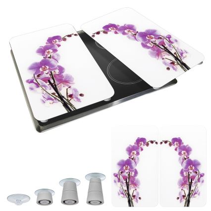 WENKO 2521433500 - Capa para placa - FLOR/PLANTA 30x52 cm multicolorida