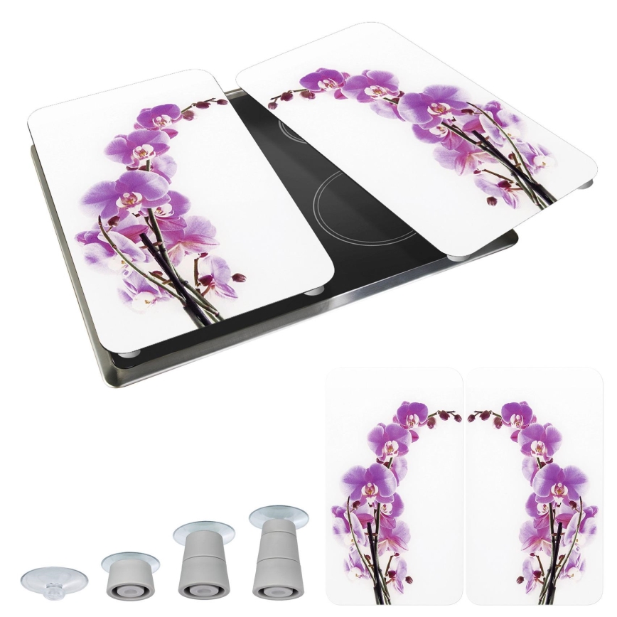 WENKO 2521433500 - Capa para placa - FLOR/PLANTA 30x52 cm multicolorida