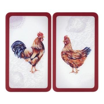 WENKO 2521471500 - Placa de cobertura ABDECKPLATTE - GRAFIK 30x52 cm multicolorida