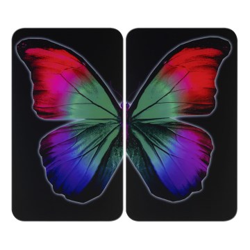 WENKO 2521474500 - Tampa protetora ABDECKPLATTE - GRAFIK 30x52 cm multicolorida