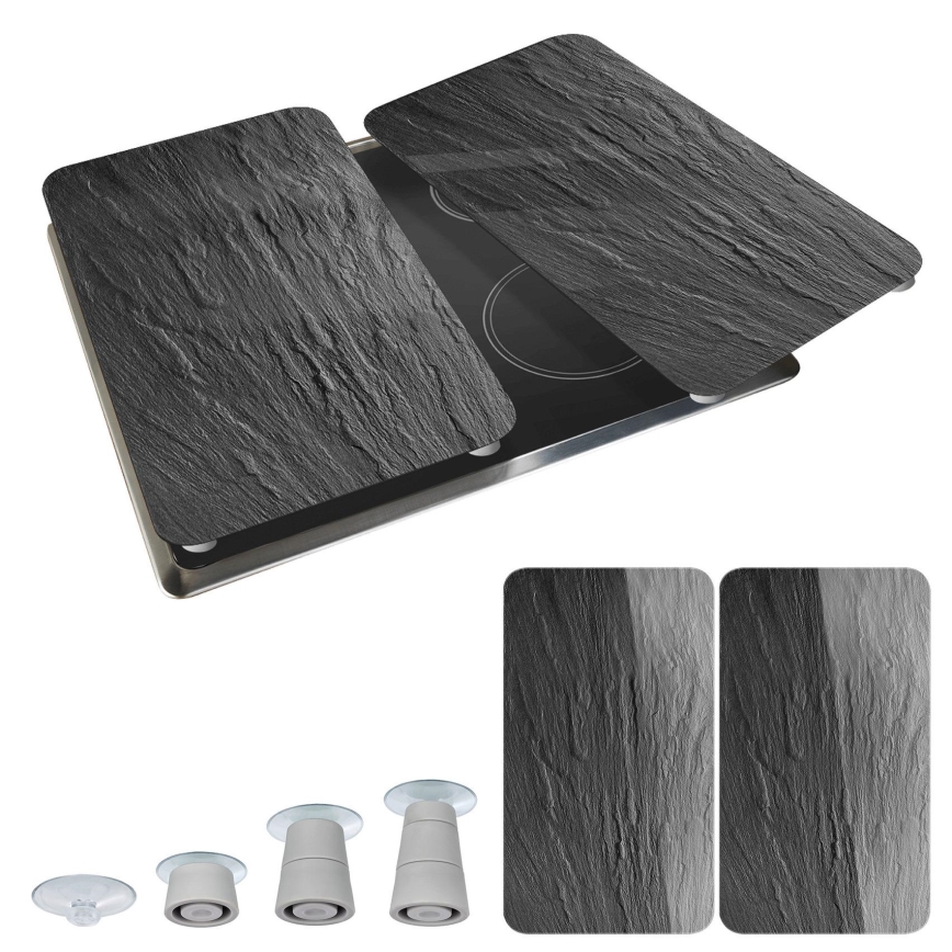 WENKO 2521480100 - Placa de cobertura 30x52 cm multicolorida/cinzenta/transparente