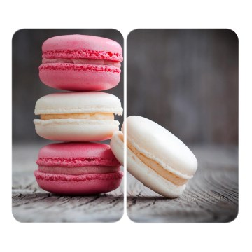 WENKO 2521496100 - Tampa para placa de cozinha 52x30 cm multicolorida/cinzenta/transparente