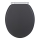 WENKO 25218100 - Assento para WC MORRA 35 x 42 cm, antracite/prateado