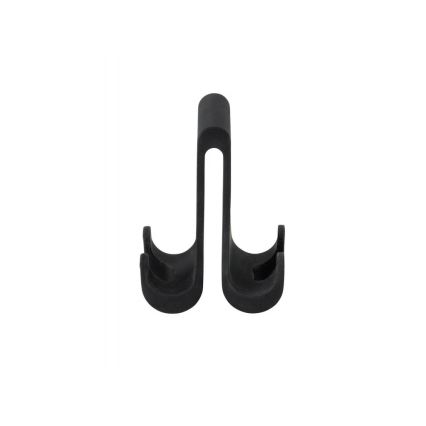 WENKO 25229100-Gancho VERNA DUO 5x9,5 cm preto