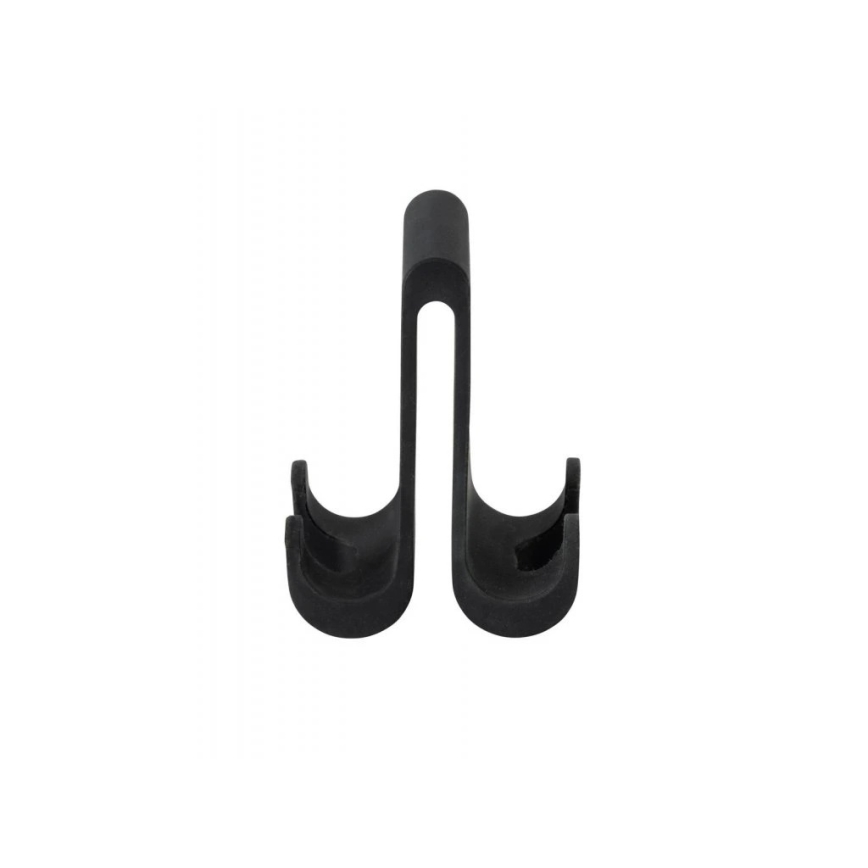 WENKO 25229100-Gancho VERNA DUO 5x9,5 cm preto