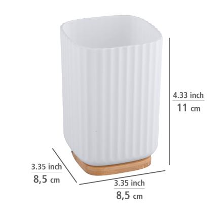 WENKO 25293100 - Copo ROTELLO 8,5 x 11 cm branco/marrom