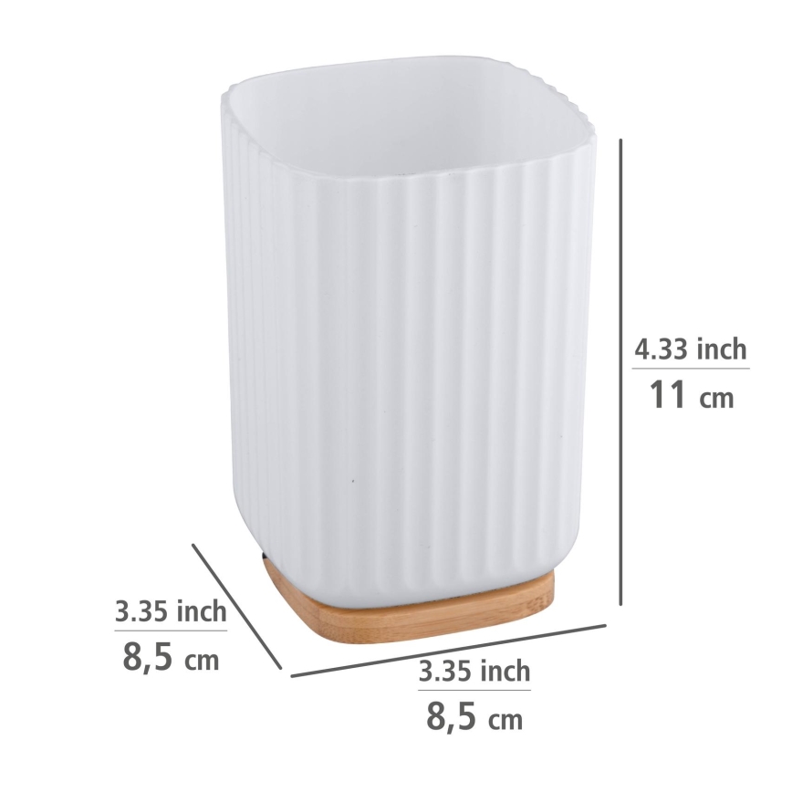 WENKO 25293100 - Copo ROTELLO 8,5 x 11 cm branco/marrom