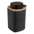 WENKO 25298100 - Dispensador de Sabonete ROTELLO 8,9x12,7 cm preto/castanho