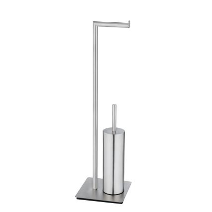 WENKO 25378100 - Escova de WC RECCO 20 x 71,5 cm, acabamento acetinado