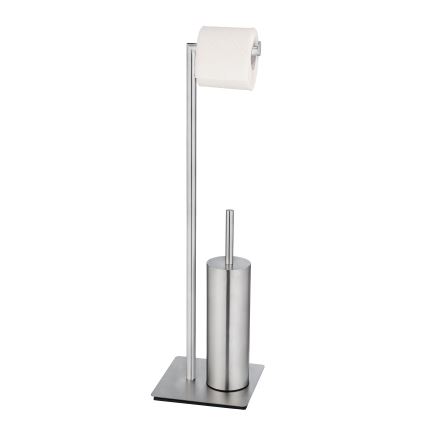 WENKO 25378100 - Escova de WC RECCO 20 x 71,5 cm, acabamento acetinado