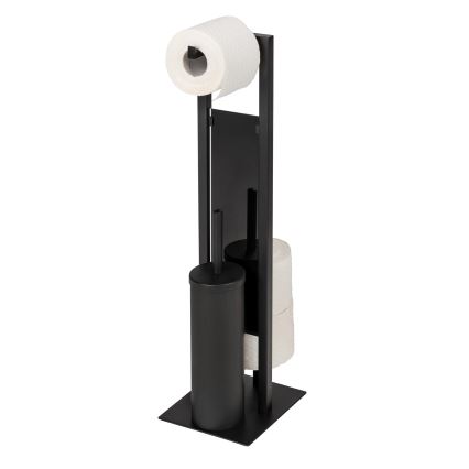 WENKO 25400100 - Escova de WC RIVALTA 18x70 cm preta