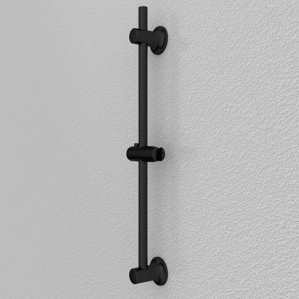 WENKO 25463100 - Barra de duche LIBERTÀ 70 cm preta