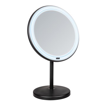 WENKO 25523100 - Espelho ONNO 20x34 cm preto