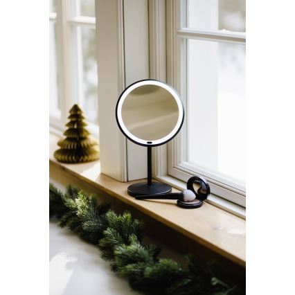 WENKO 25523100 - Espelho ONNO 20x34 cm preto