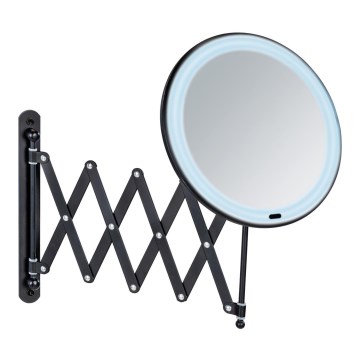 WENKO 25524100 - Espelho BARONA 20x34 cm preto