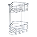 WENKO 25569100-Prateleira de Canto TRESTINA 25x35 cm inox/prateada