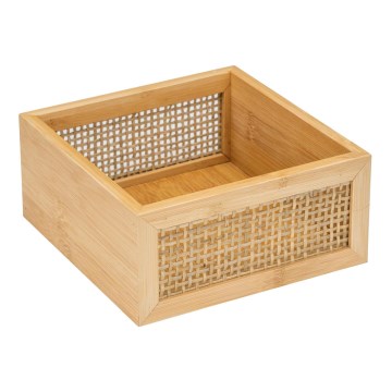 WENKO 25601100 - Bandeja para banheira ALLEGRE 15x7 cm castanha