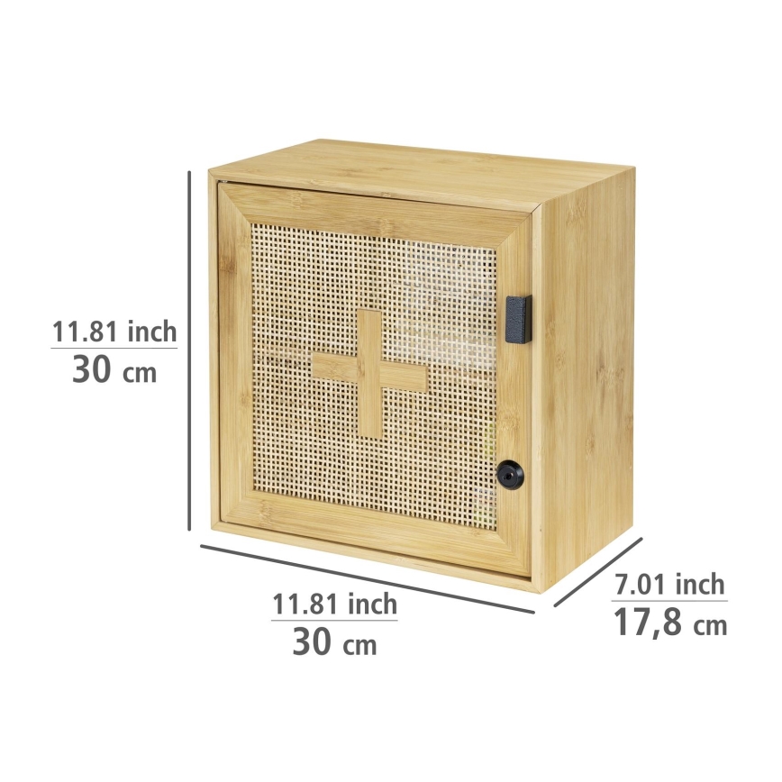WENKO 25613100 - Armário ALLEGRE 30x30 cm castanho