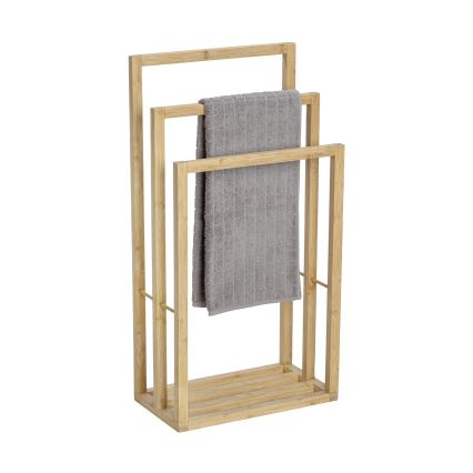 WENKO 25629100 - Suporte para toalhas BAMBUSA 42,5x82 cm castanho