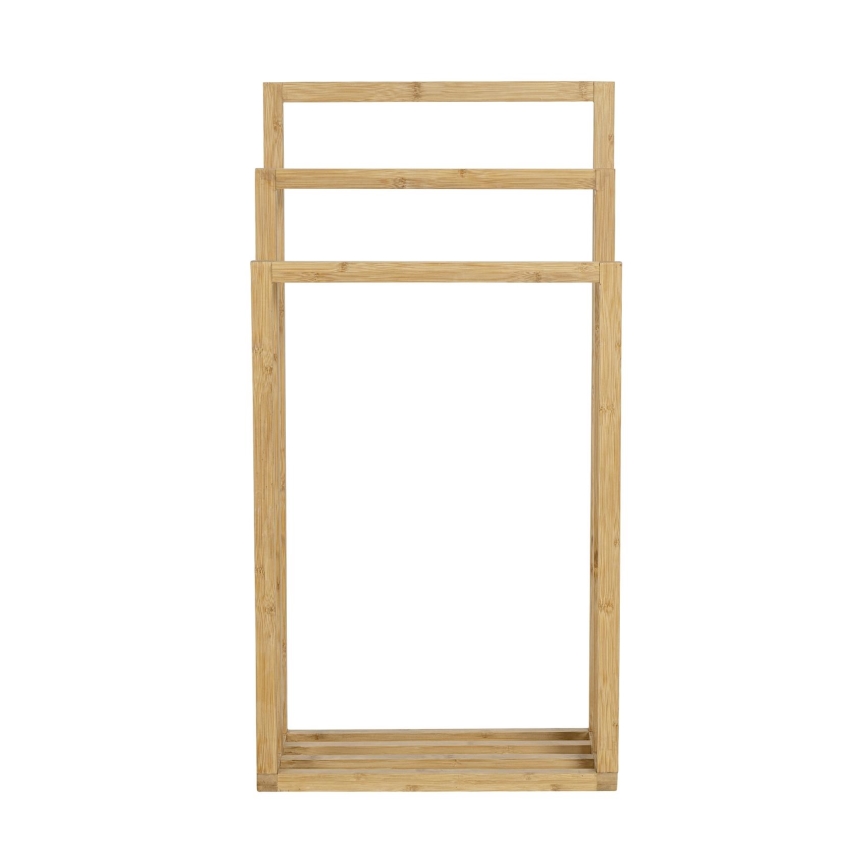 WENKO 25629100 - Suporte para toalhas BAMBUSA 42,5x82 cm castanho