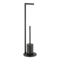 WENKO 25675100 - Conjunto para WC FERLA 18x69,5 cm preto