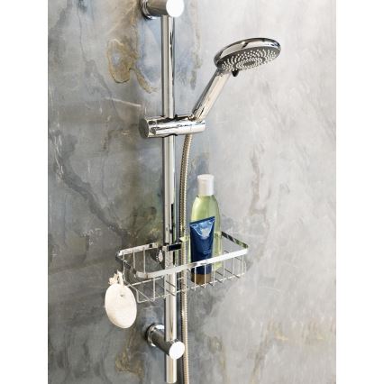 WENKO 25678100 - Cesto FLORESTA 24x14 cm prateado