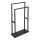 WENKO 26056100 - Toalheiro de pé RIVALTA 46x80 cm aço inoxidável/preto
