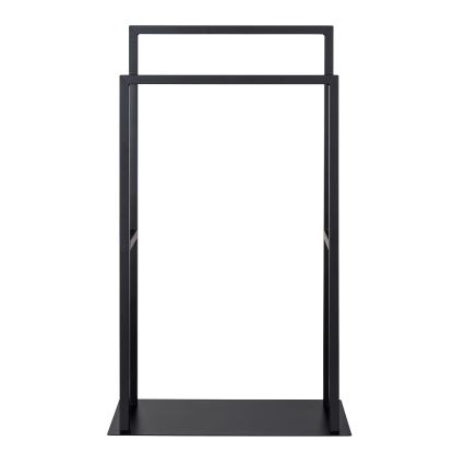 WENKO 26056100 - Toalheiro de pé RIVALTA 46x80 cm aço inoxidável/preto