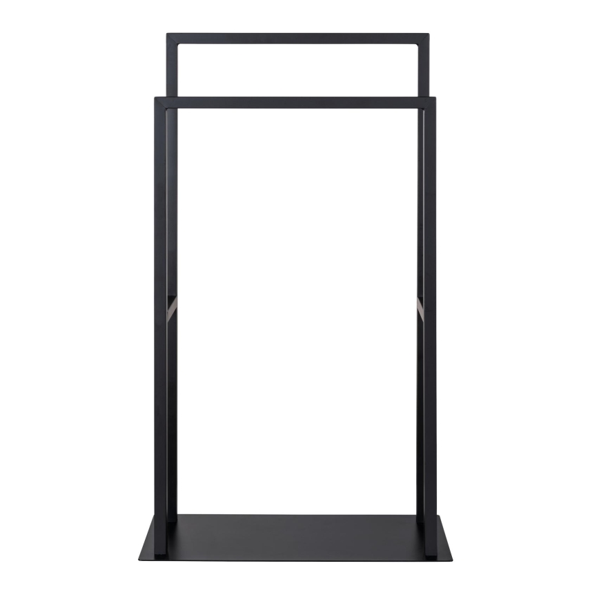 WENKO 26056100 - Toalheiro de pé RIVALTA 46x80 cm aço inoxidável/preto