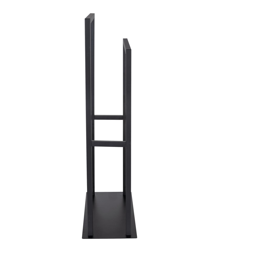 WENKO 26056100 - Toalheiro de pé RIVALTA 46x80 cm aço inoxidável/preto