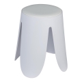 WENKO 26086100 - Banqueta COMISO 44,5x46 cm branca