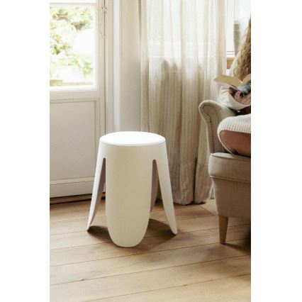 WENKO 26086100 - Banqueta COMISO 44,5x46 cm branca