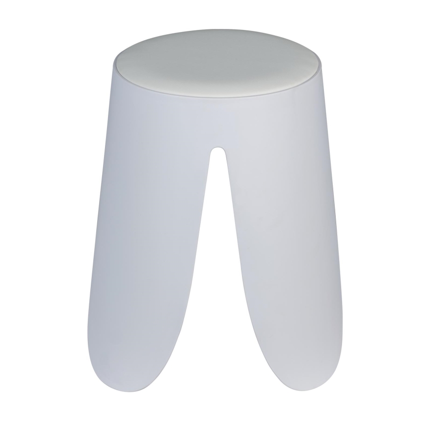 WENKO 26086100 - Banqueta COMISO 44,5x46 cm branca