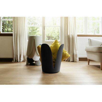 WENKO 26087100 - Banqueta COMISO 44,5x46 cm preta