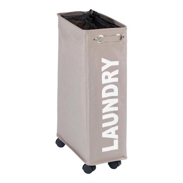 WENKO 3450117100 - Cesto para roupa CORNO 18,5x60 cm bege/preto