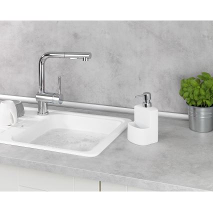 WENKO 3620115100 - Dispensador de sabão FESTIVAL 10x18 cm branco