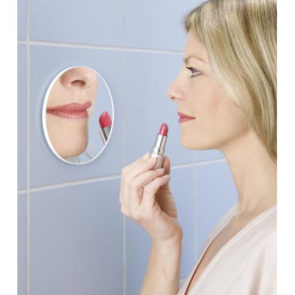 WENKO 3660010100 - Espelho de maquilhagem 12x12 cm cromado brilhante