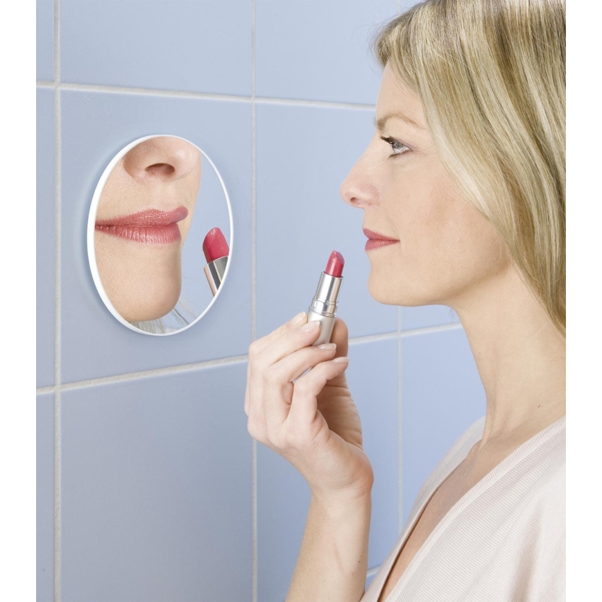 WENKO 3660010100 - Espelho de maquilhagem 12x12 cm cromado brilhante