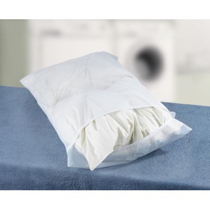 WENKO 3751900100 - Saco de lavagem para roupas 90 x 60 cm branco